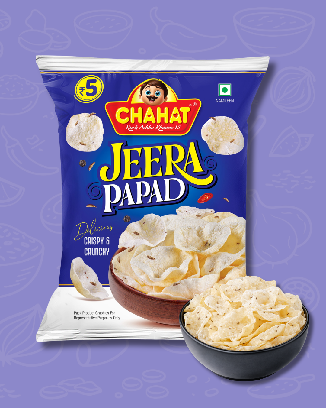 Jeera Papad